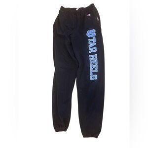 Champion Kids Black Joggers with Blue Graphic